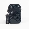 Handbags Haute Shore | Casey-Quilt Cell Phone Crossbody Black