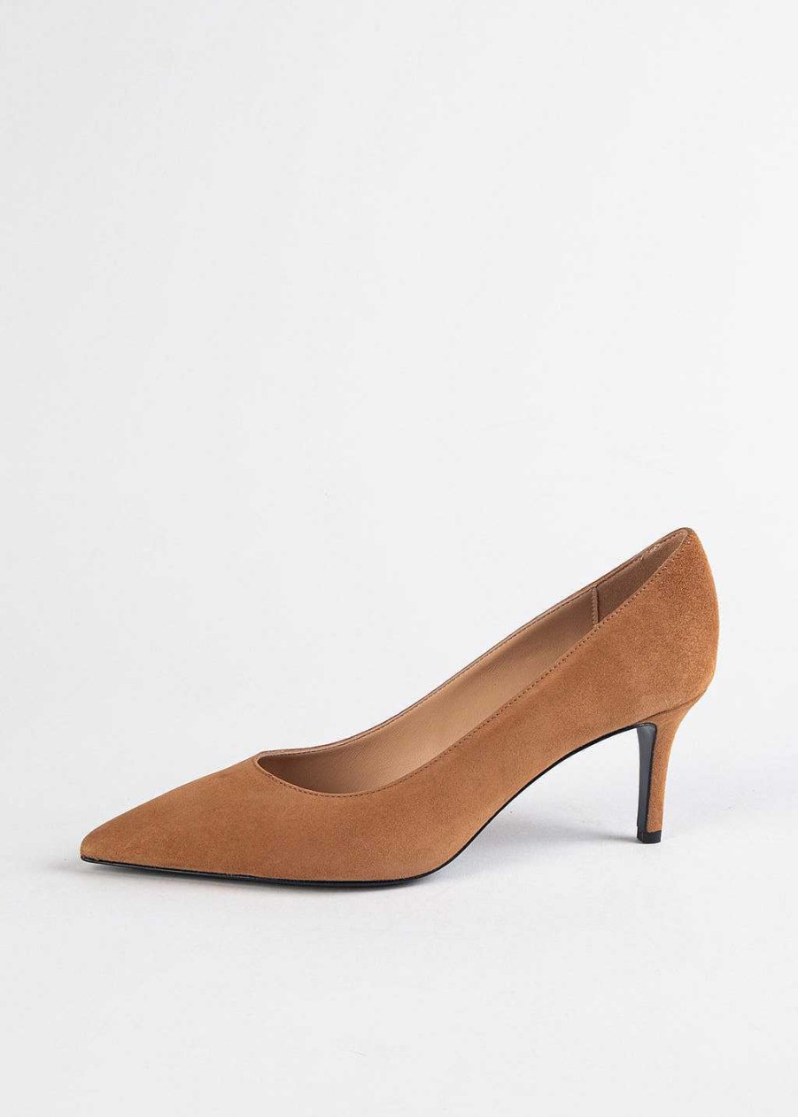 Shoes Fabio Rusconi | Milly Suede Pump Cognac Suede