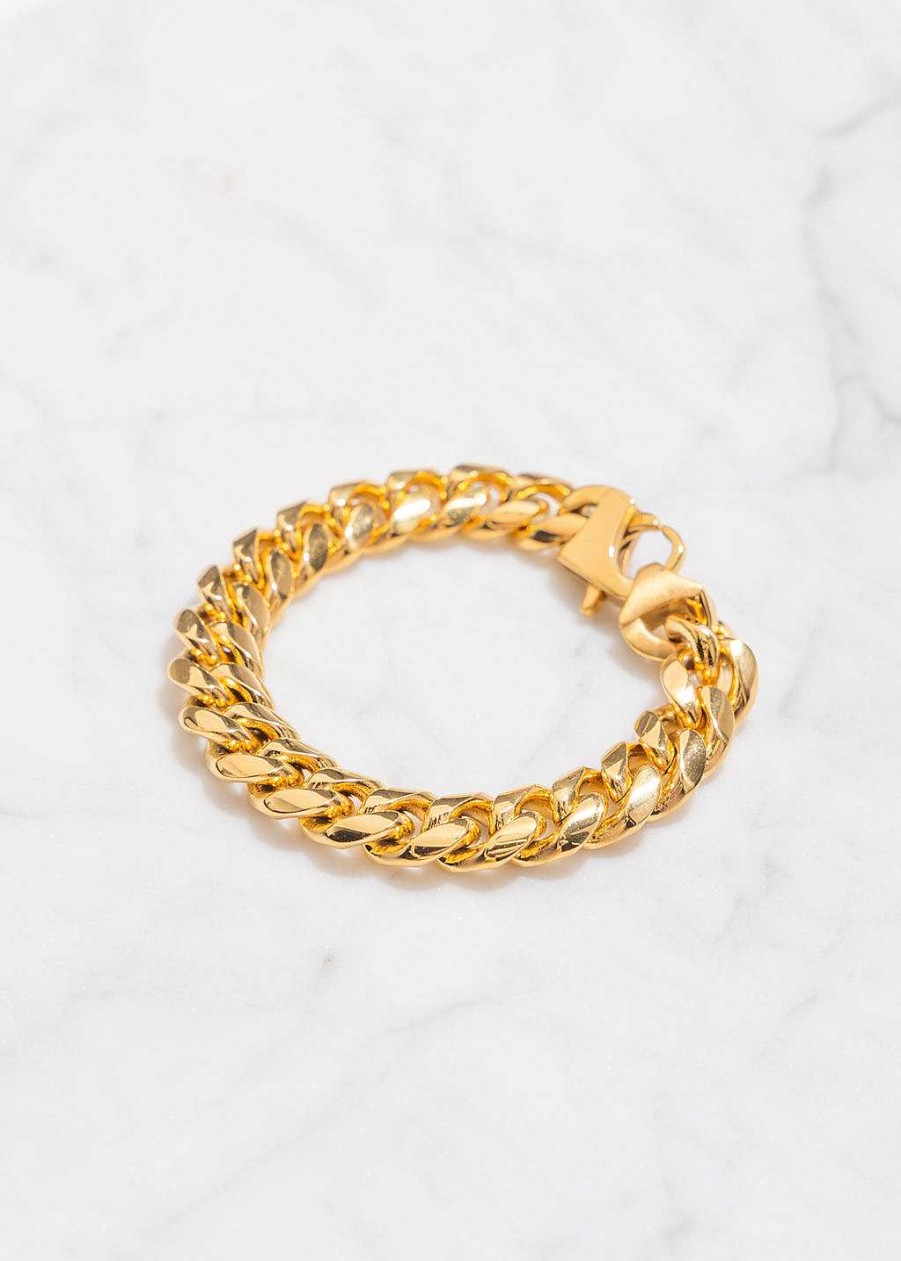 Accessories Sahira Jewelry Design | Blaire Chunky Bracelet Gold