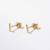 Accessories Armitage Avenue | Tiny Bar Earring Gold