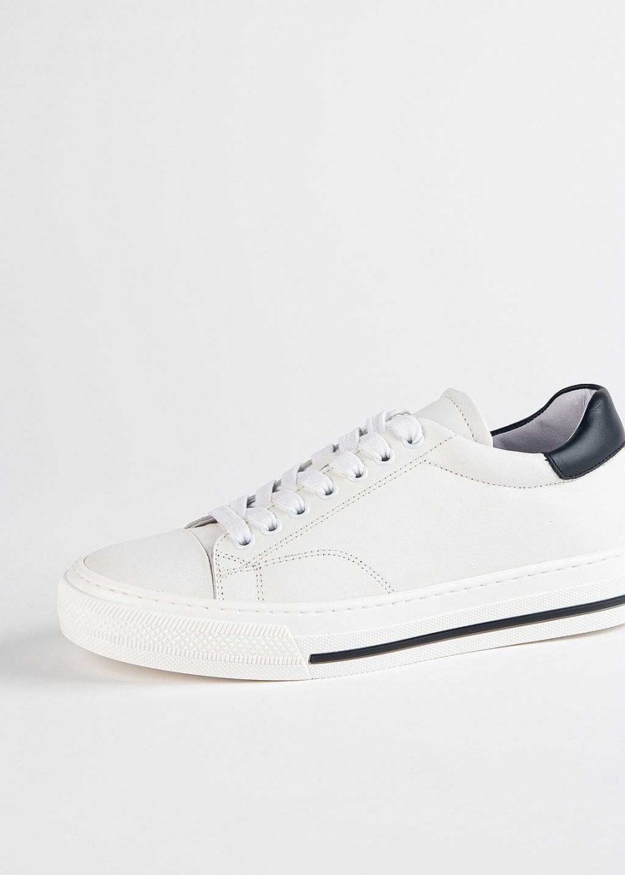 Shoes L'idea by Lori | Leather Low Top Sneaker White