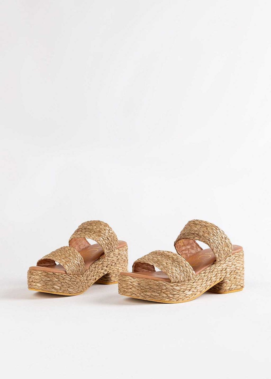 Shoes Beach By Matisse | Ocean Ave Raffia Sandal Cognac