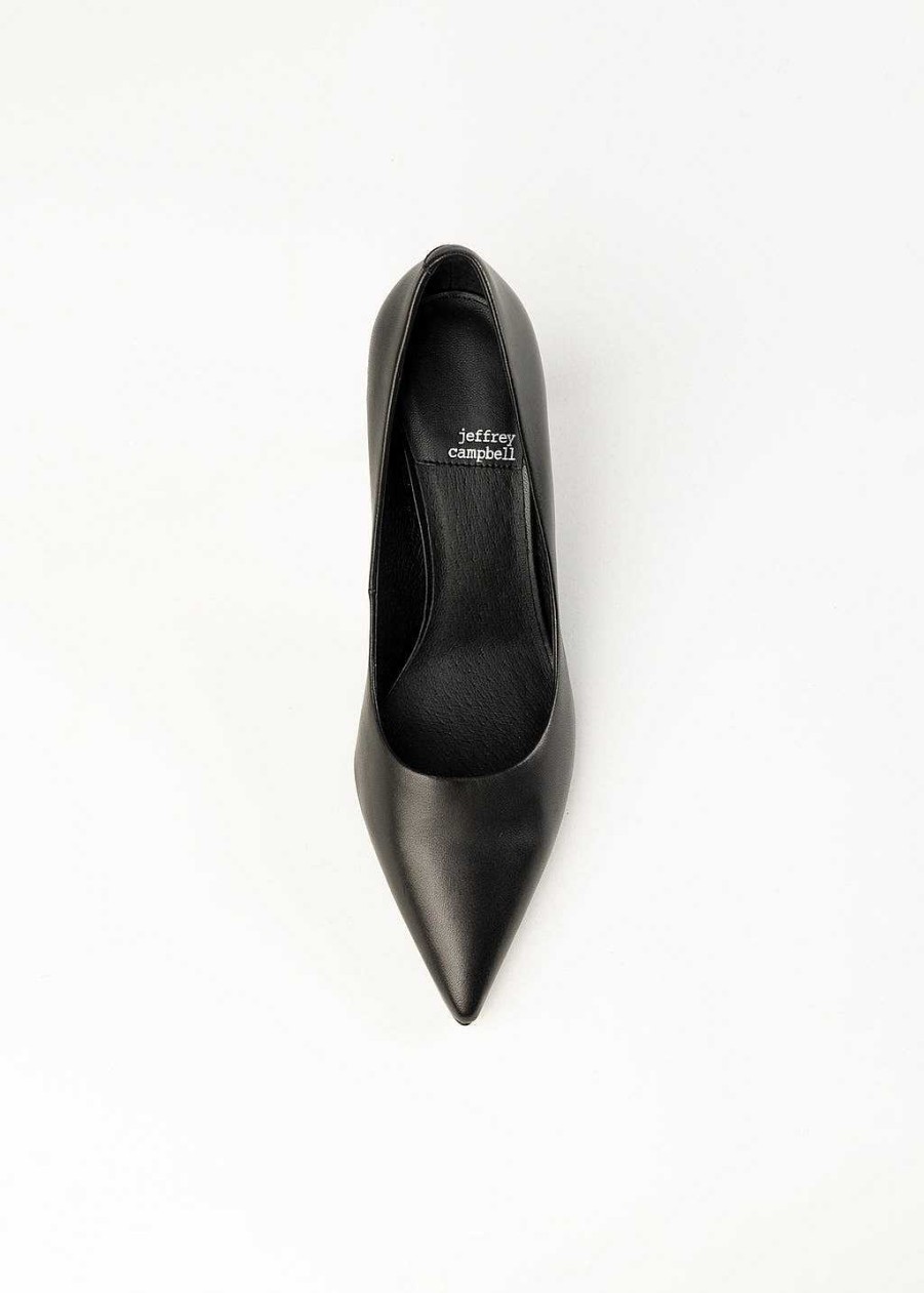 Shoes Jeffrey Campbell | Nikia Leather Pump Black Leather