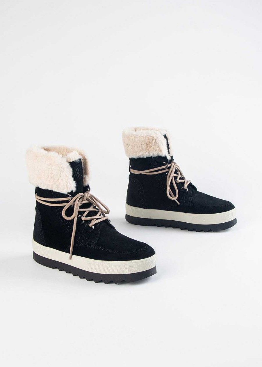 Shoes Cougar | Vanetta Suede Winter Boot Black Cream