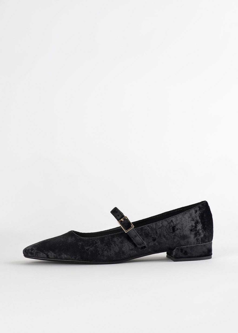 Shoes Fabio Rusconi | Velvet Mary Jane Black