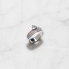 Accessories Lili Claspe | Trillion Pave Cigar Ring Silver