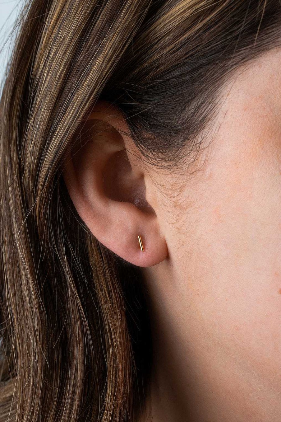 Accessories Armitage Avenue | Tiny Bar Earring Gold