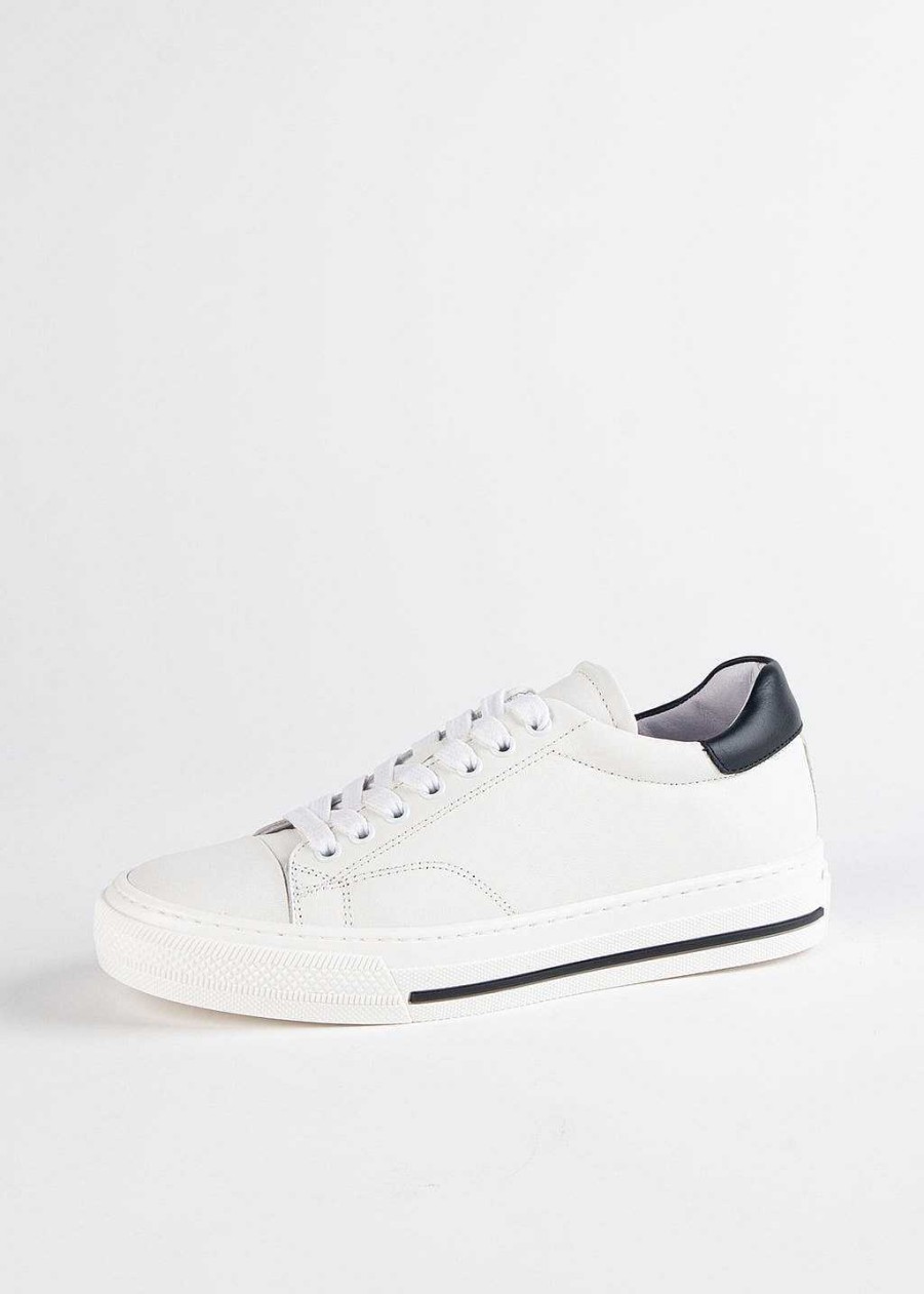 Shoes L'idea by Lori | Leather Low Top Sneaker White