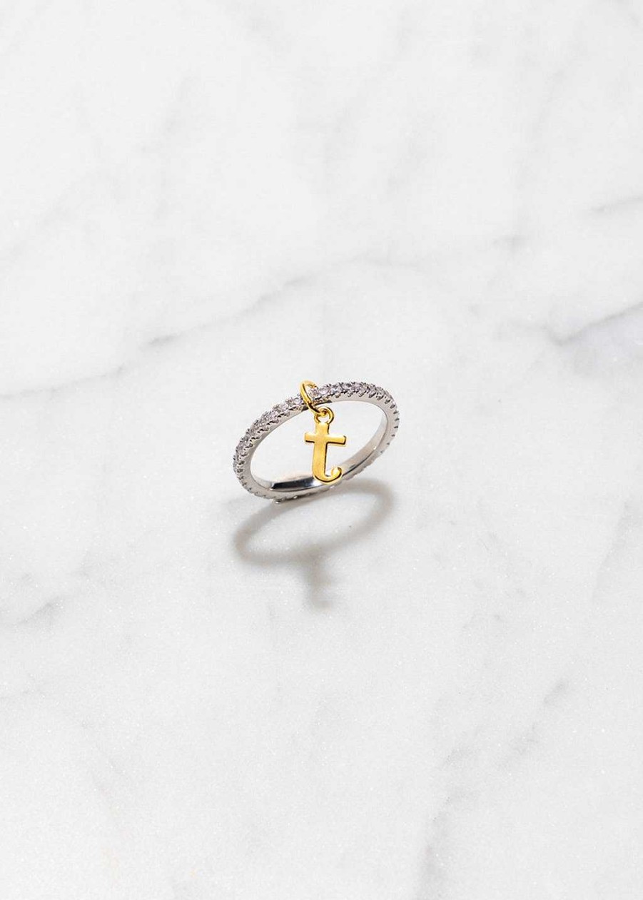 Accessories Armitage Avenue | Initial Ring Gold