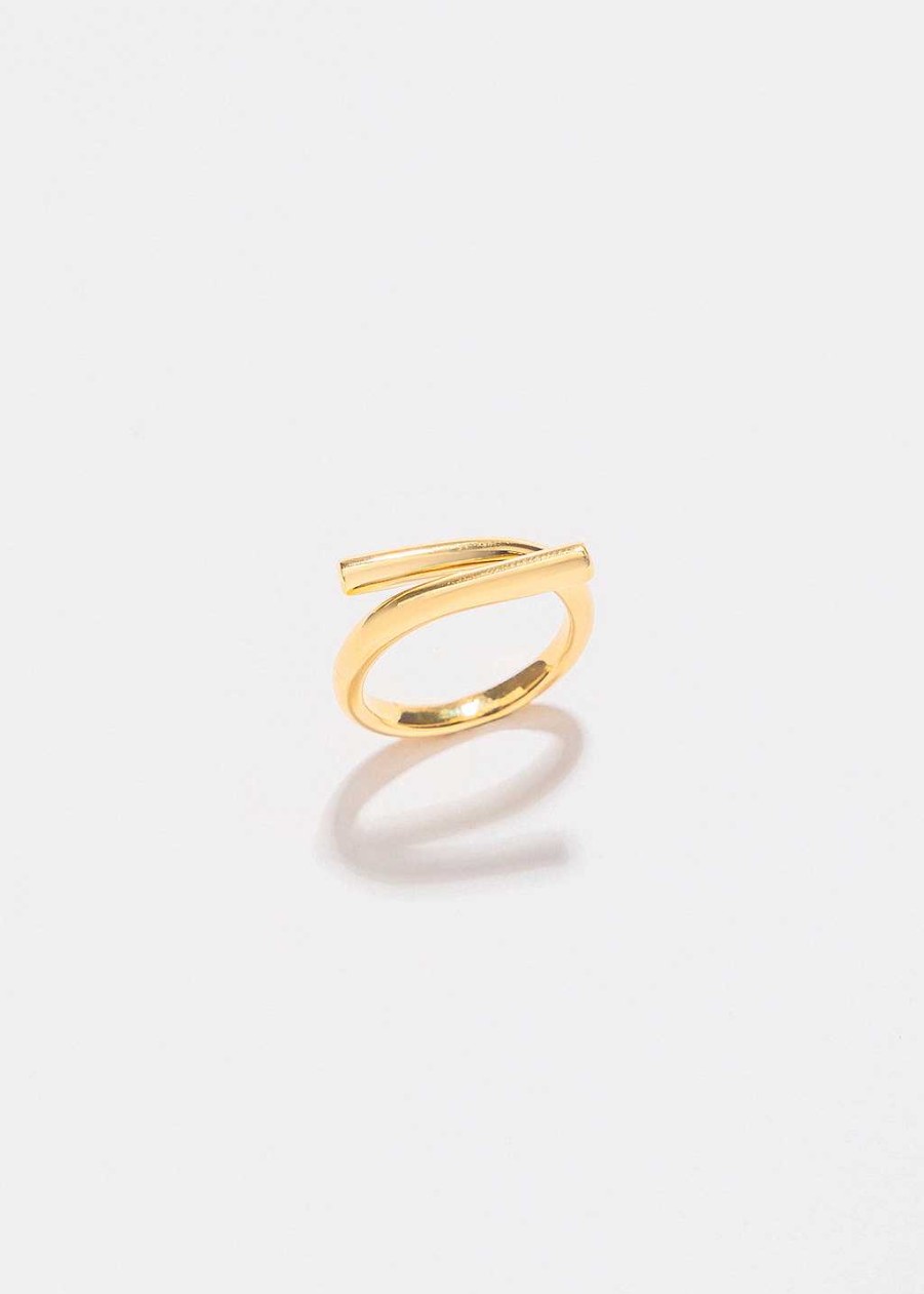 Accessories Sahira Jewelry Design | Anna Twist Ring Gold