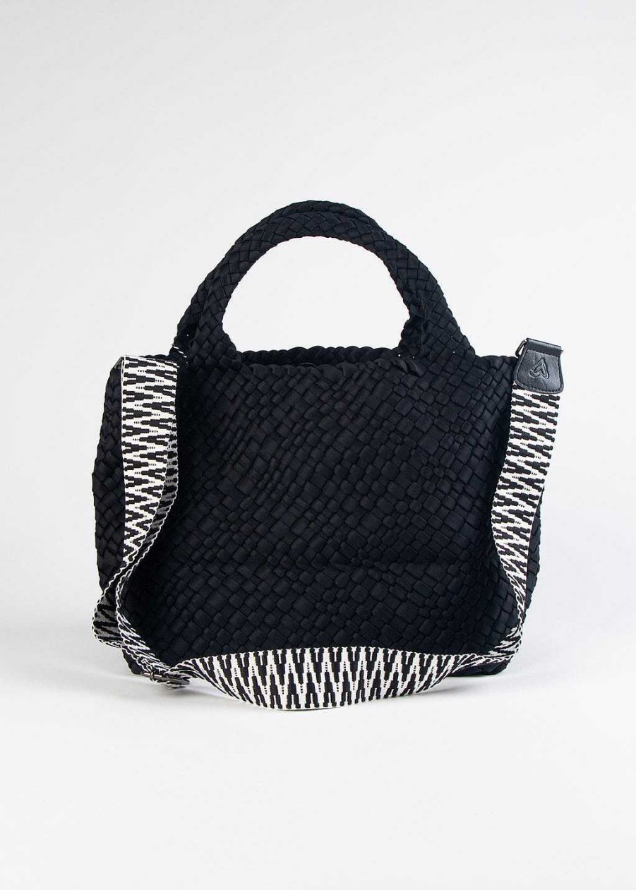 Handbags Prenelove | London Woven Tote Black