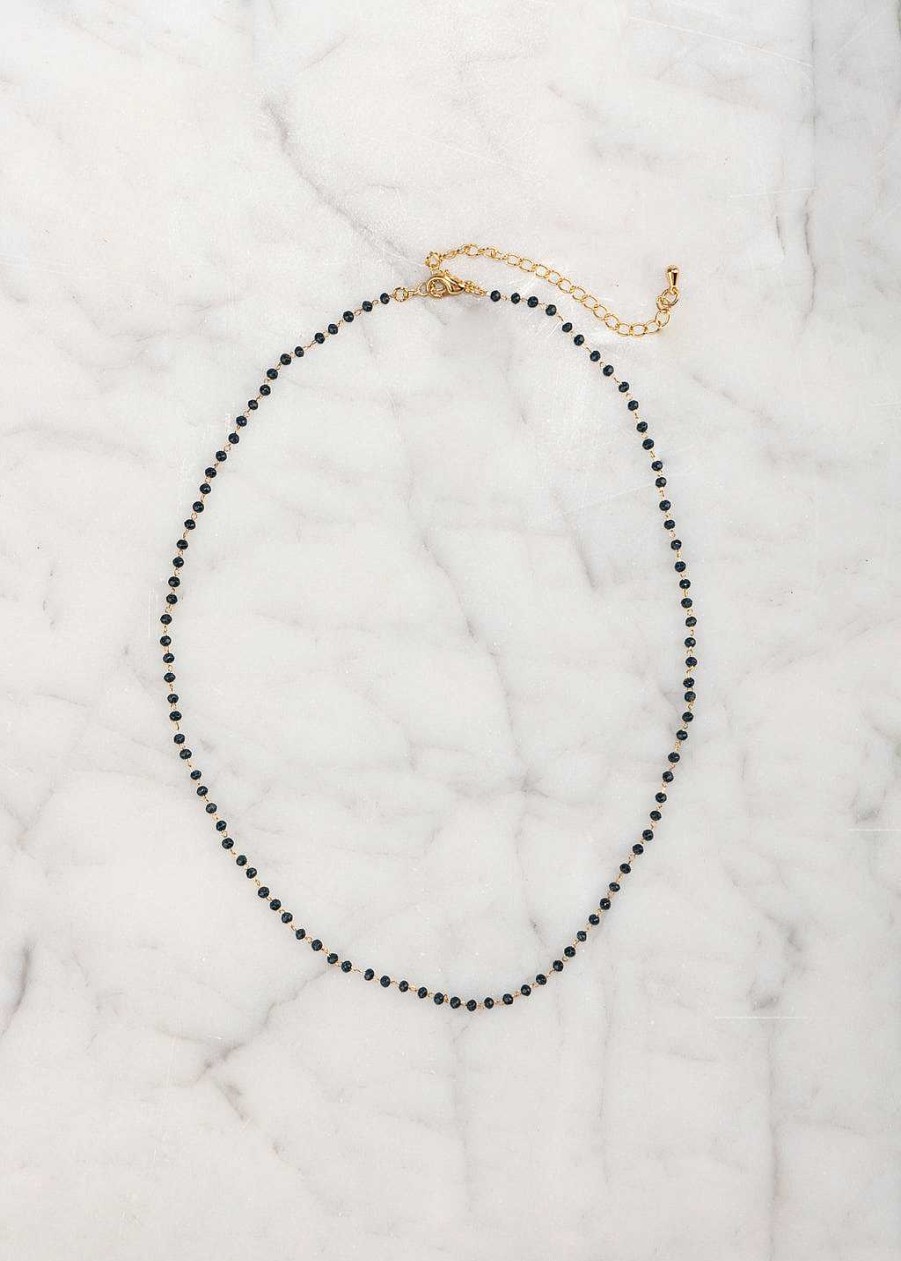 Accessories Armitage Avenue | Delicate Beaded Necklace Gold