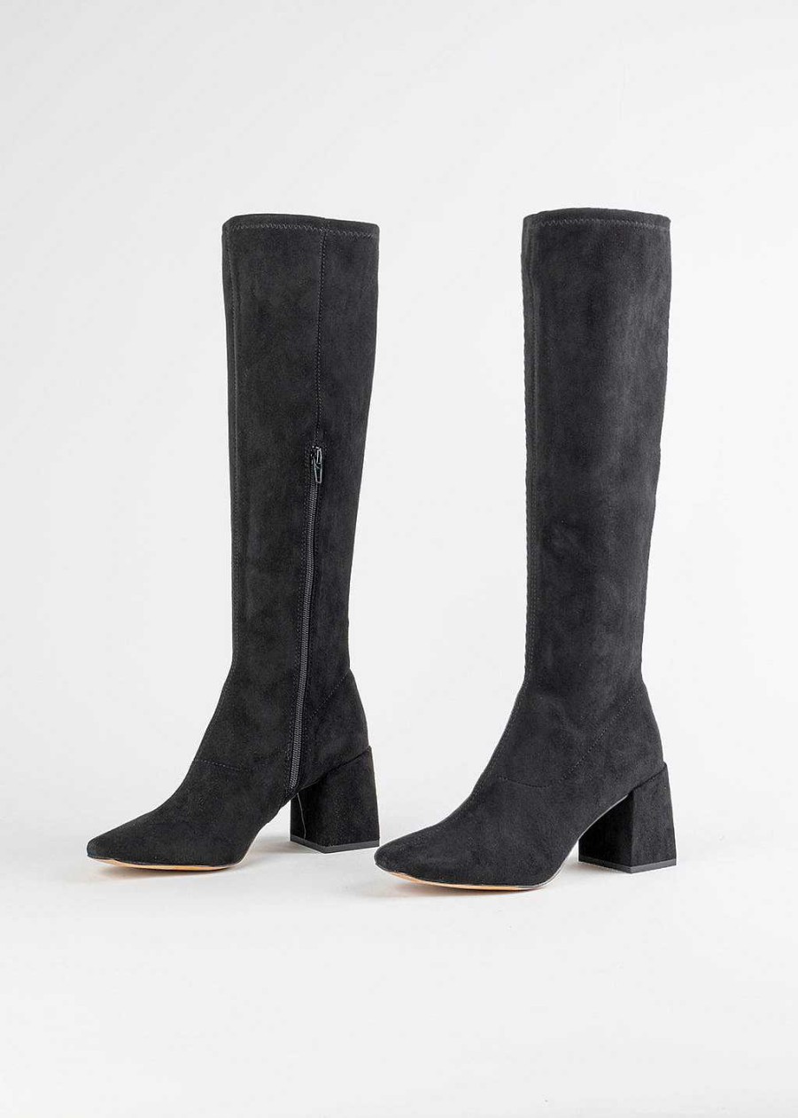 Shoes Silent D | Carolyn Tall Boot Black