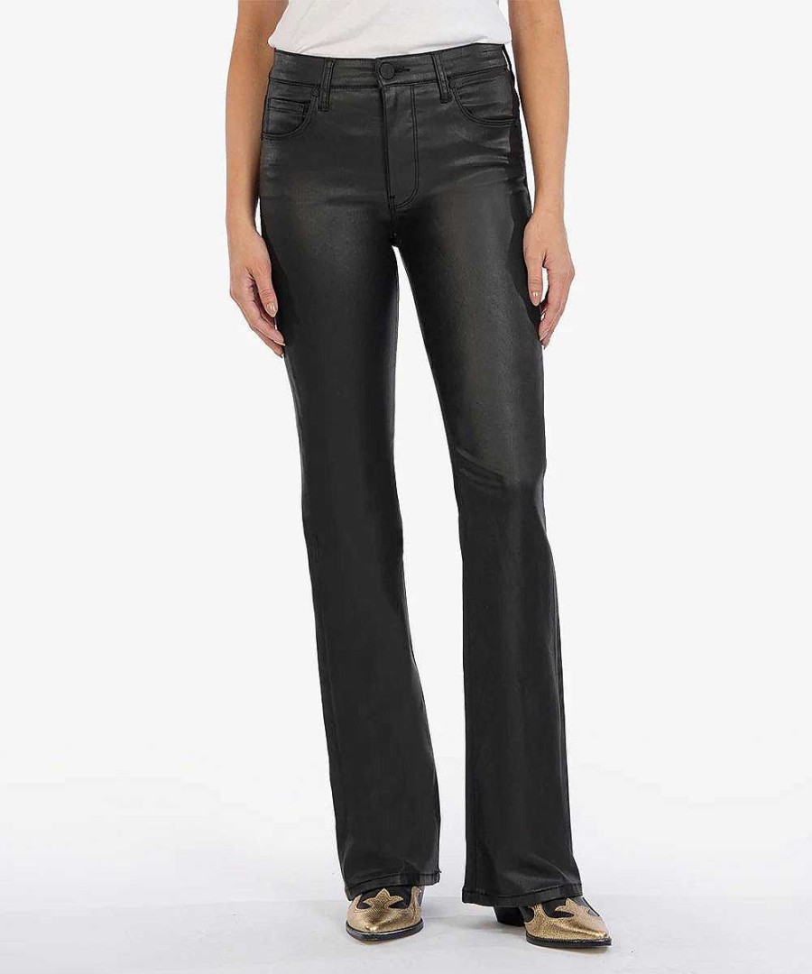 Apparel Kut From The Kloth | Ana Coated Flare Jean Black