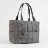 Handbags 42 Gold | Hadley Quilted Tote Grey