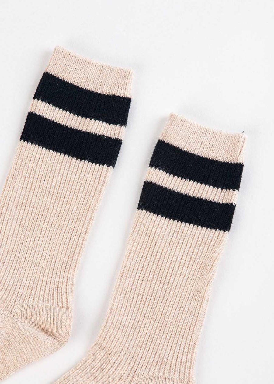 Accessories Le Bon Shoppe | Grandpa Varsity Sock Oatmeal