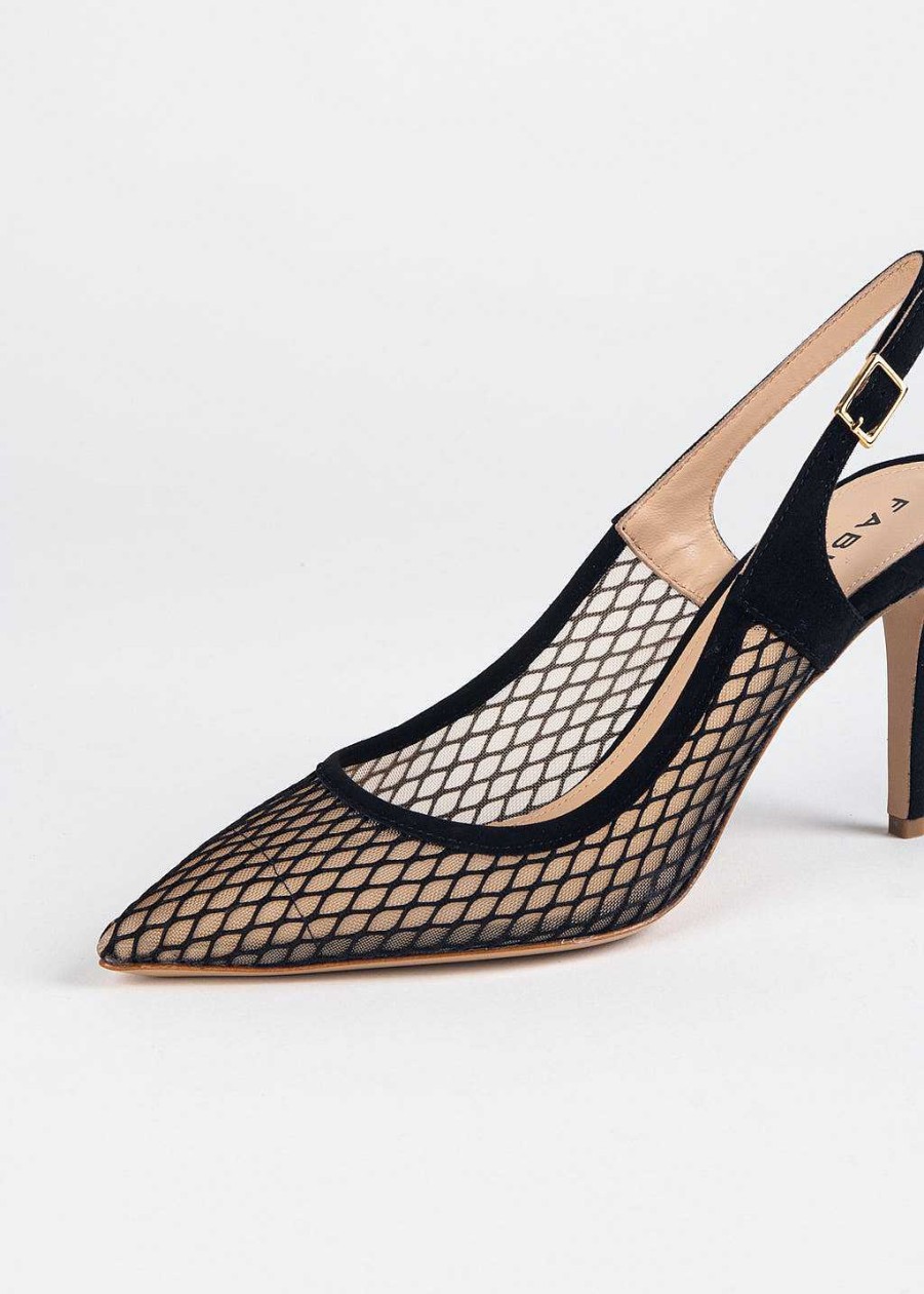 Shoes Fabio Rusconi | Nataly Slingback Pump Black Suede