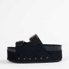 Shoes Intentionally Blank | Cooper-2 Platform Sandal Black Suede