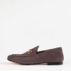 Shoes L'idea by Lori | Loafer With Bit Dark Taupe Suede