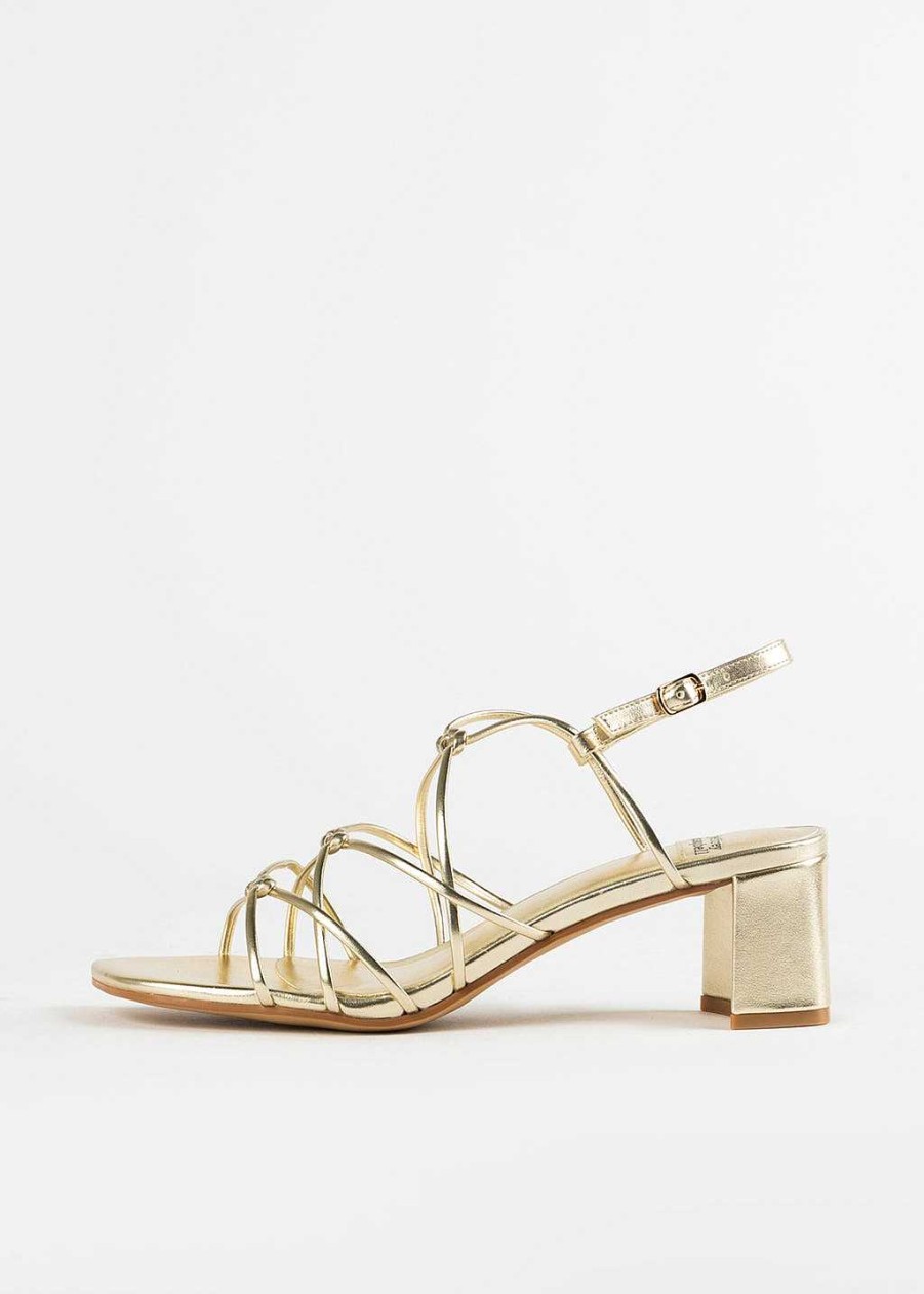 Shoes Jeffrey Campbell | Socialize Heeled Sandal Platino