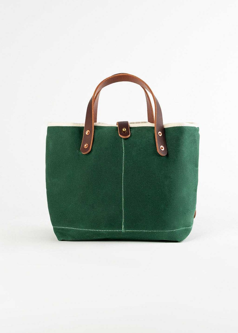 Handbags Armitage Avenue | Canvas All Day Mini Tote Green