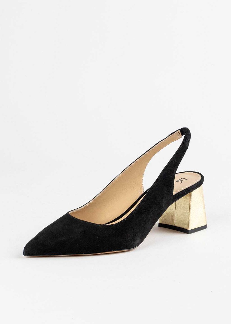 Shoes Fabio Rusconi | Window Leather Slingback Black