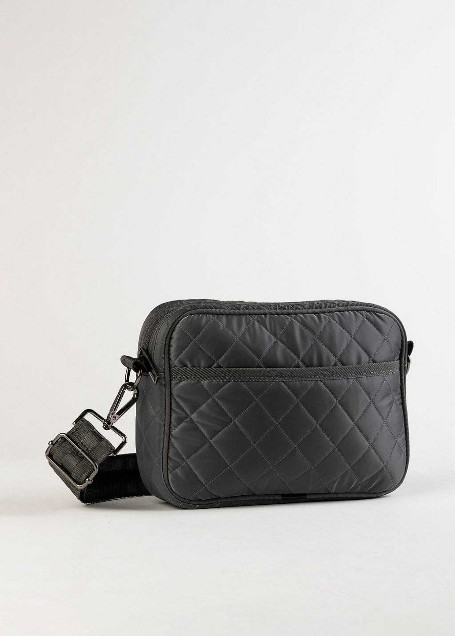 Handbags Haute Shore | Drew Shadow Crossbody Gunmetal