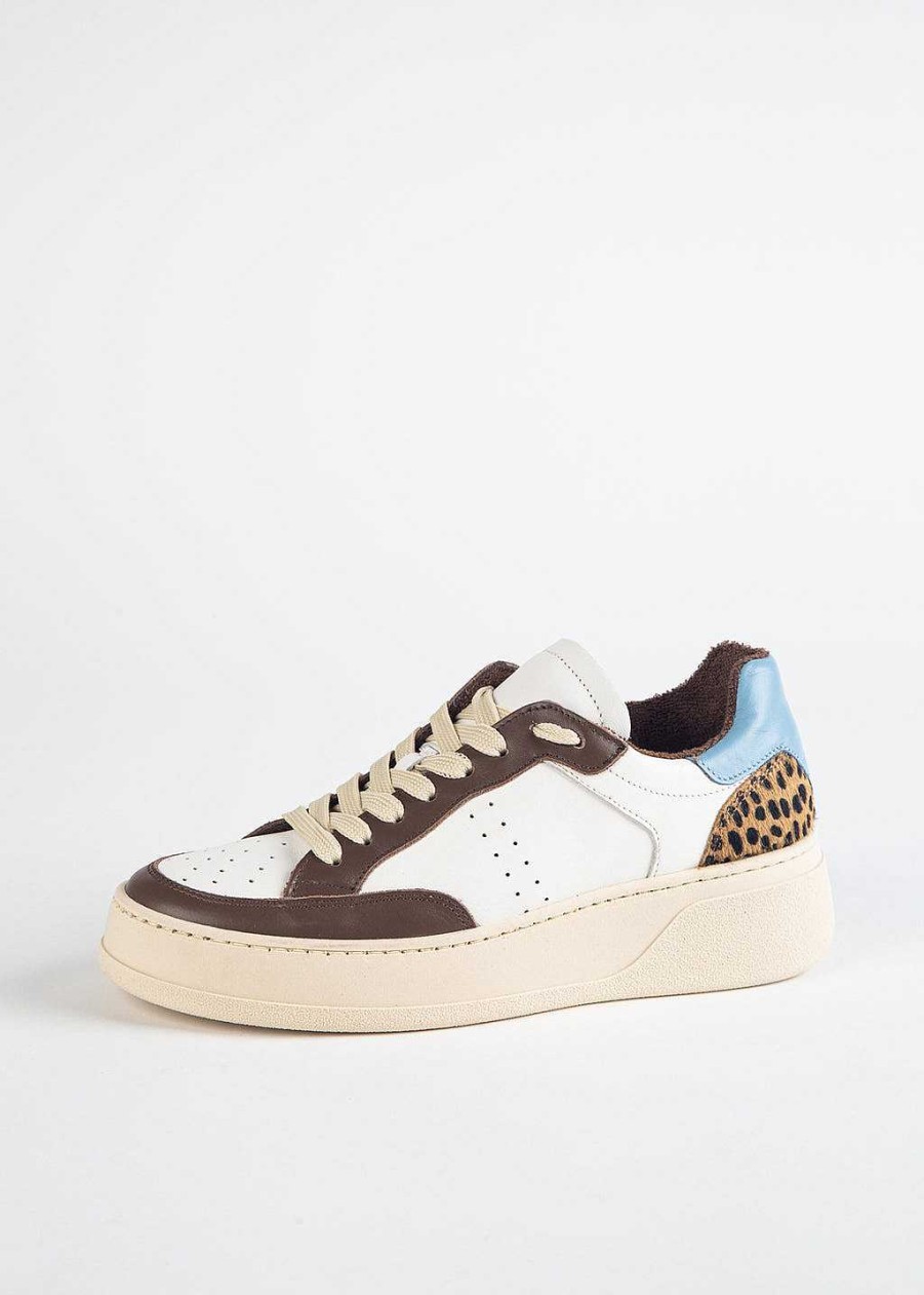 Shoes L'idea by Lori | Leather Low Top Sneaker White