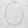 Accessories Armitage Avenue | Flat Chain Necklace Gold