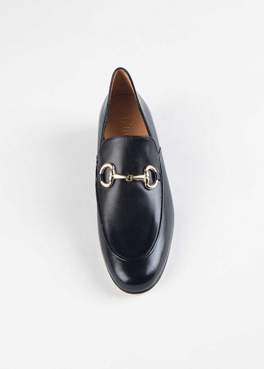 Shoes L'idea by Lori | Loafer With Bit Black Leather