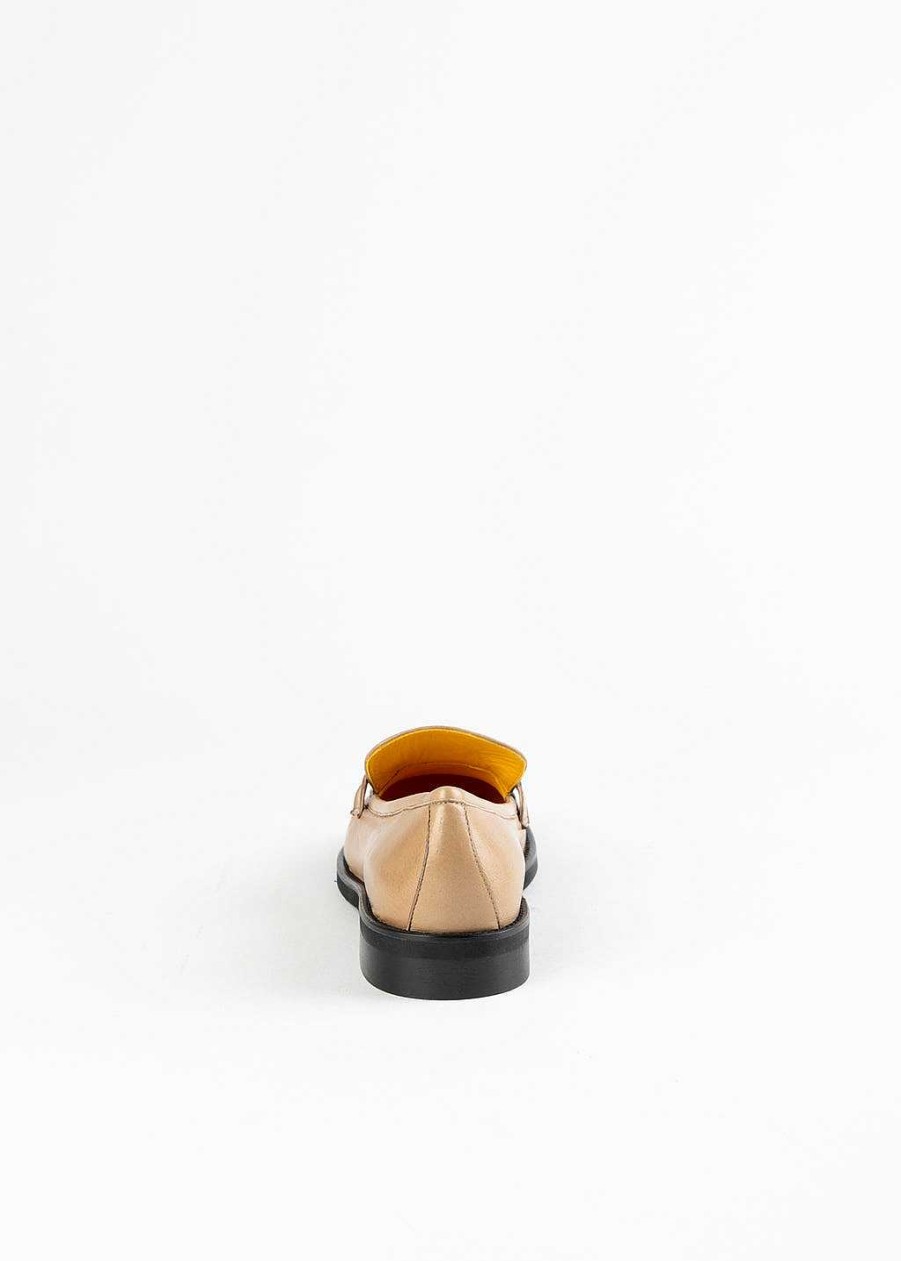 Shoes Mara Bini | Leather Loafer With Bit Beige Leather