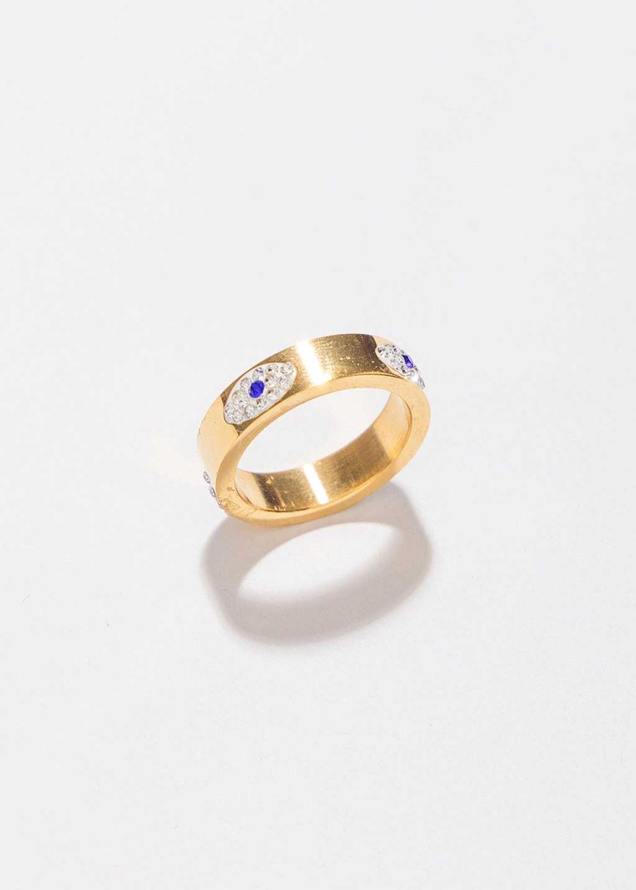 Accessories Armitage Avenue | Evil Eye Ring Gold