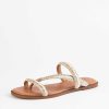 Shoes Inuovo | Flat Thong Sandal Gold