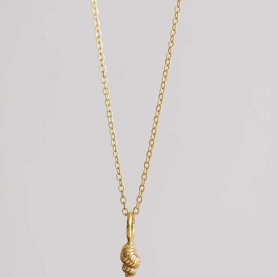 Accessories Armitage Avenue | Tulip Shell Necklace Gold