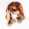 Accessories Mitchies | Equestrian Knit Scarf Brown