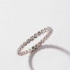 Accessories Armitage Avenue | Thin Cz Band Ring Silver