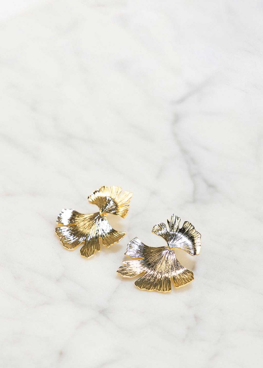 Accessories Armitage Avenue | Petal Earring Gold