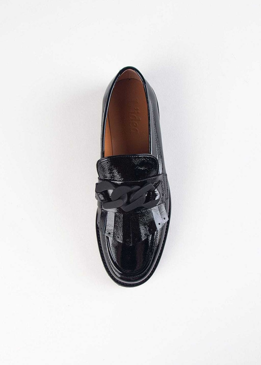 Shoes L'idea by Lori | Patent Leather Loafer Black Patent