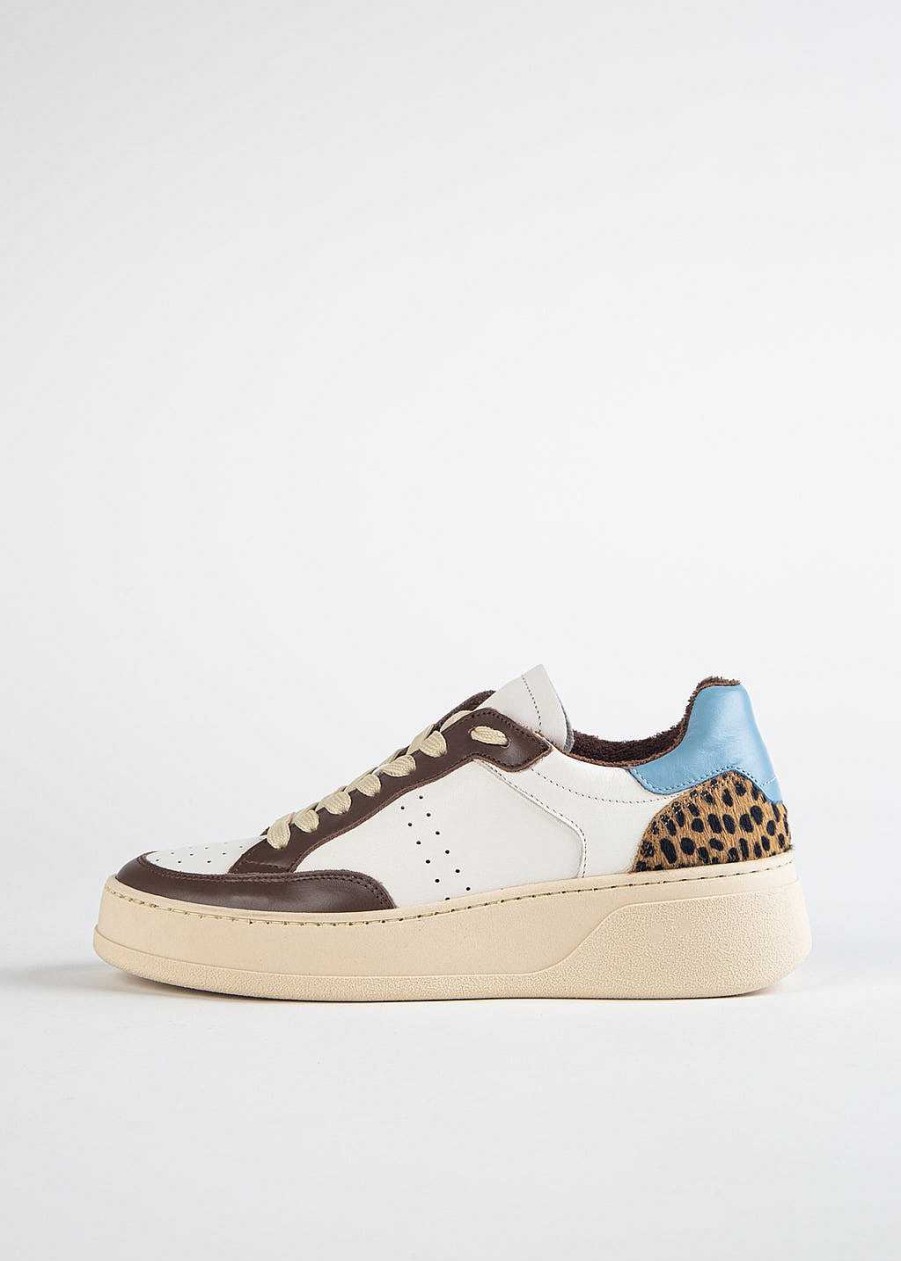 Shoes L'idea by Lori | Leather Low Top Sneaker White