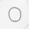 Accessories Armitage Avenue | Cz Curb Chain Bracelet Silver