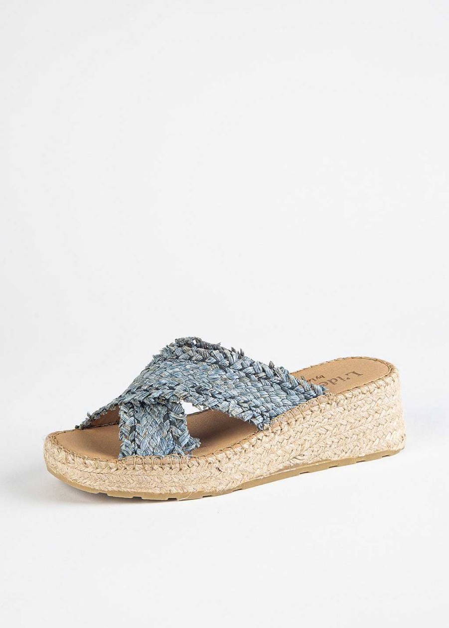 Shoes L'idea by Lori | Boreal Espadrille Wedge Blue