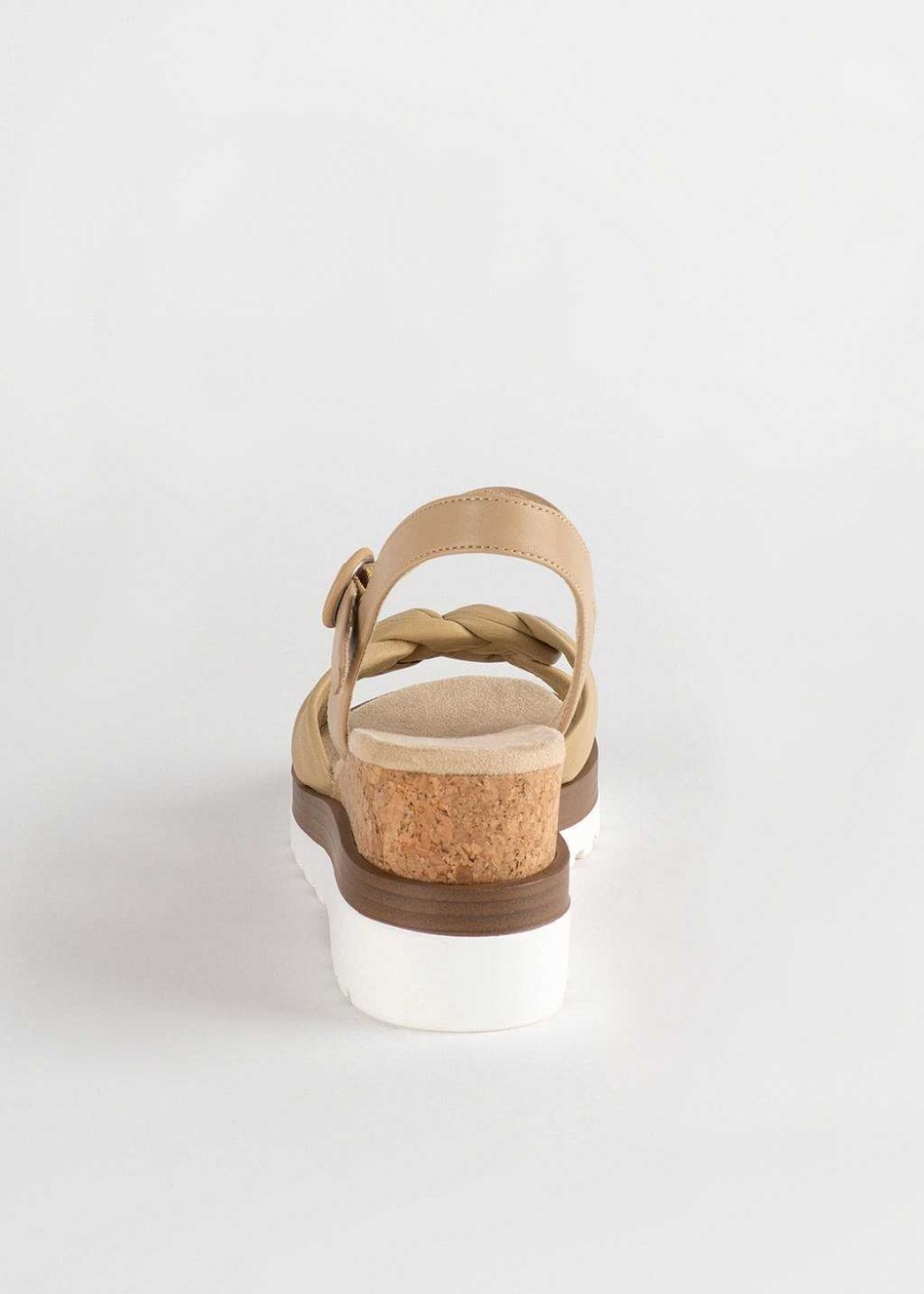 Shoes Vaneli | Clew Wedge Sandal Ecru Nappa