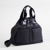 Handbags 42 Gold | Nylon Tote Black