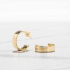 Accessories Armitage Avenue | Wide Hoops Gold