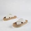 Shoes L'idea by Lori | Archer Espadrille Slide Ivory