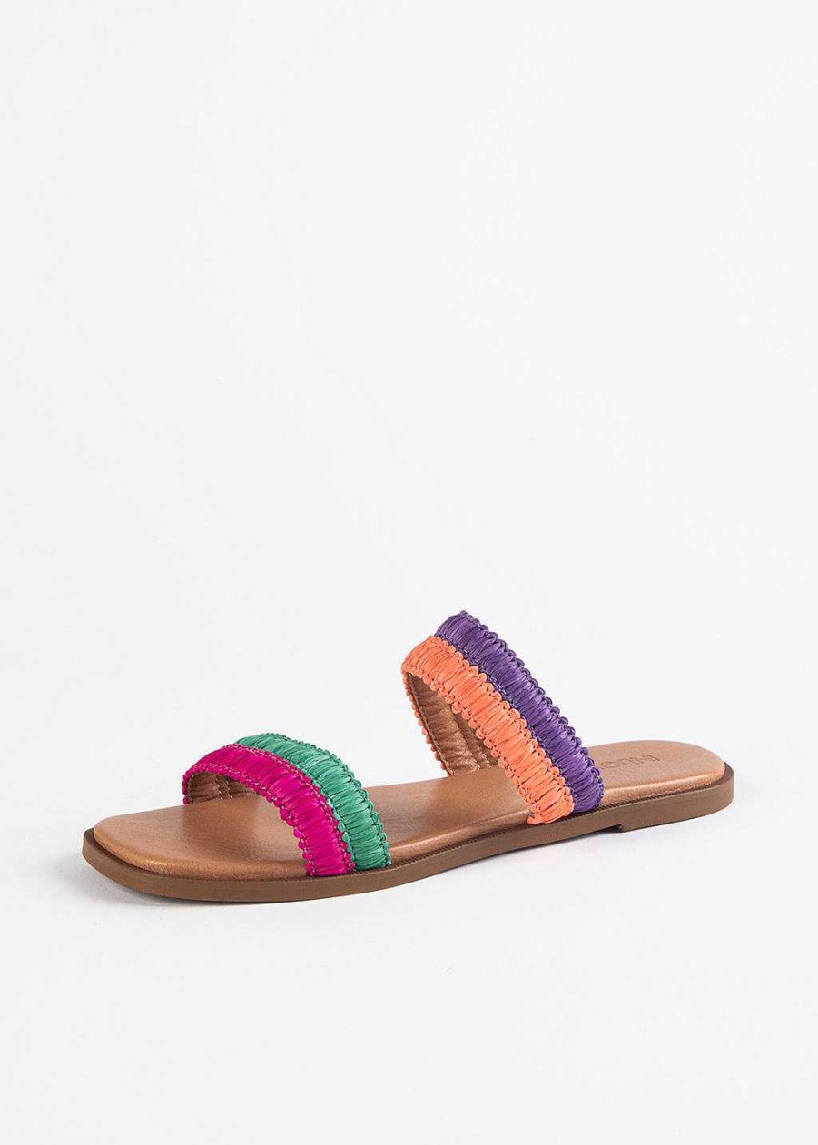 Shoes Inuovo | Flat Slide Sandal Multi