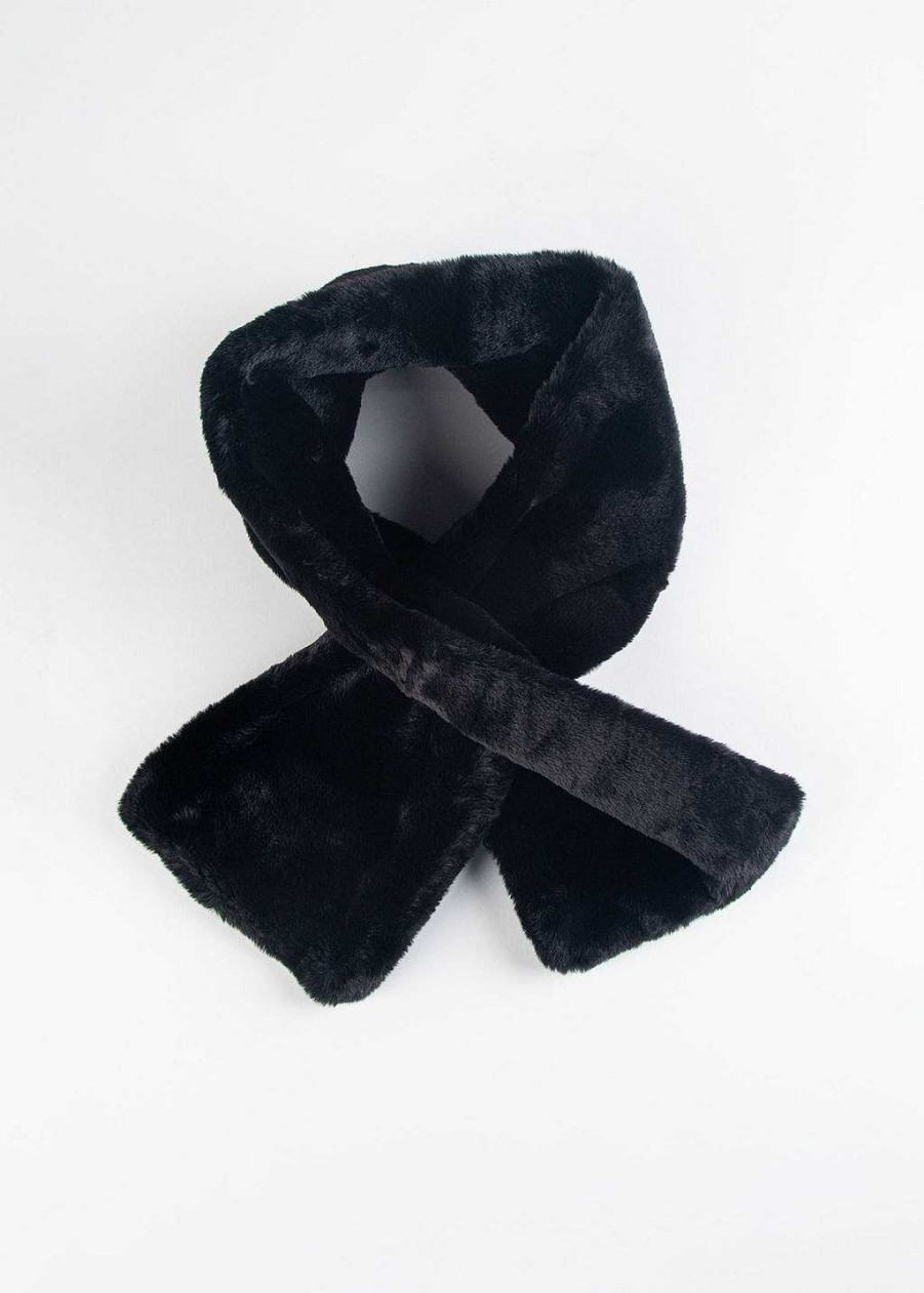 Accessories Apparis | Bambi Faux Fur Scarf Black