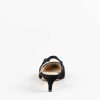 Shoes Pelle Moda | Deena Slingback Pump Black Suede