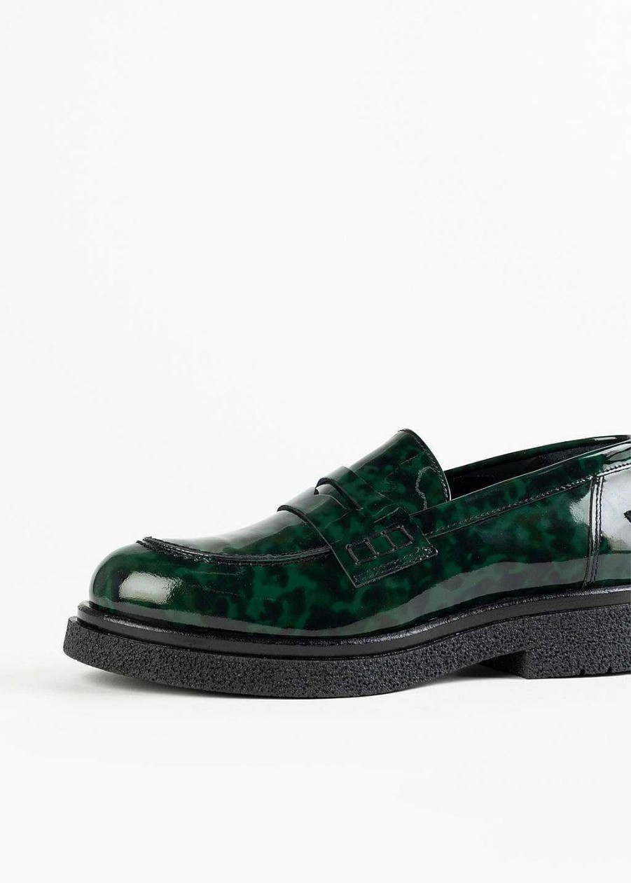 Shoes OA non-fashion | Tortoise Penny Loafer Green