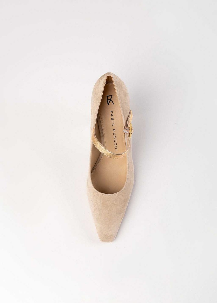 Shoes Fabio Rusconi | Heeled Mary Jane Natural Suede